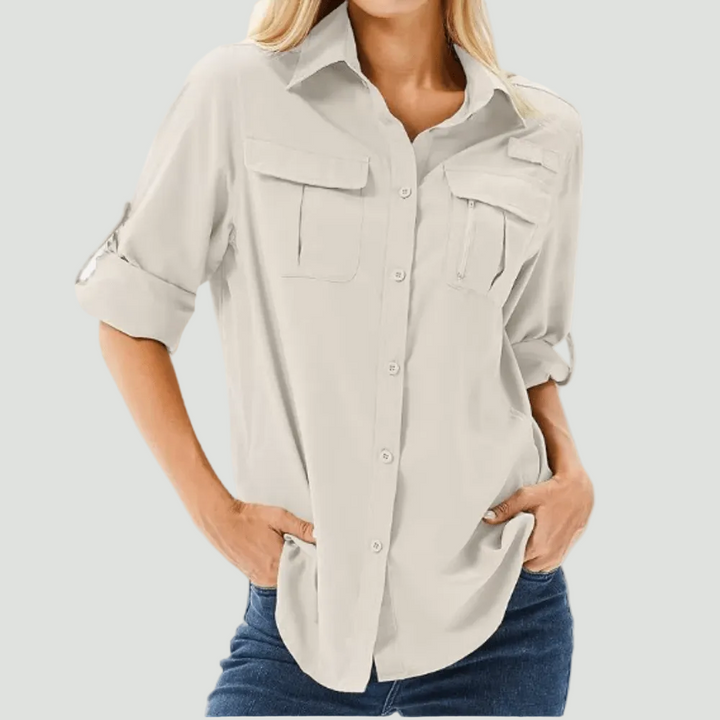 Women’s Lightweight Long Sleeve Hiking Shirt – Breathable for Outdoor Use