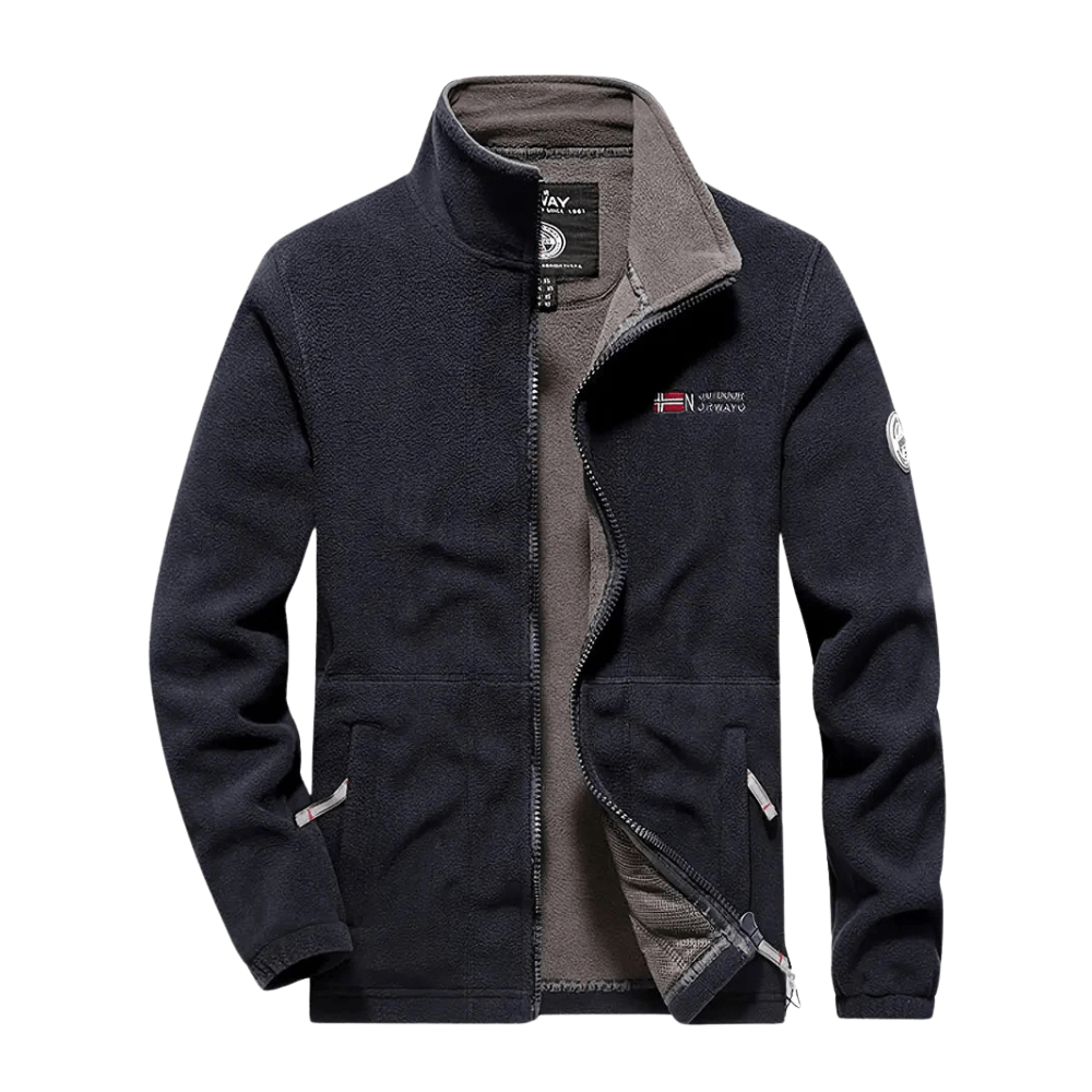 Thermal Breathable Fleece Jacket – Lightweight Mid-Layer for Outdoor Use