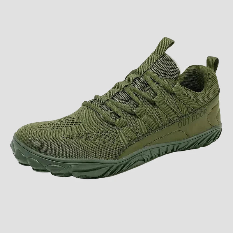 Wide-Fit Barefoot Walking Shoes – Breathable Design with Grippy Outsole