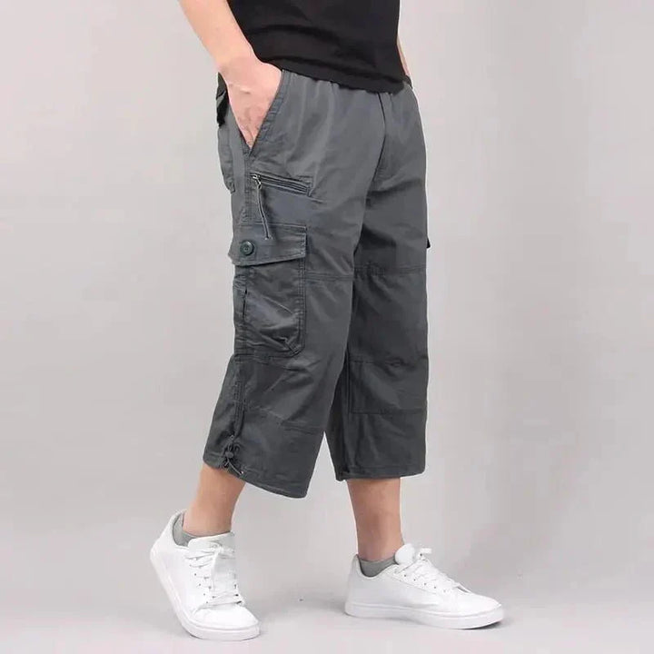 Lightweight Loose-Fit Cargo Shorts – Multi-Pocket Outdoor Wear