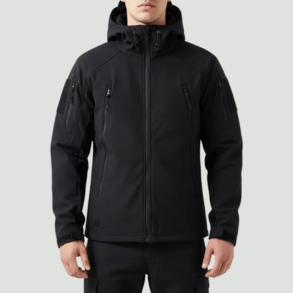 Softshell Outdoor Jacket – Hooded Protection for All Conditions