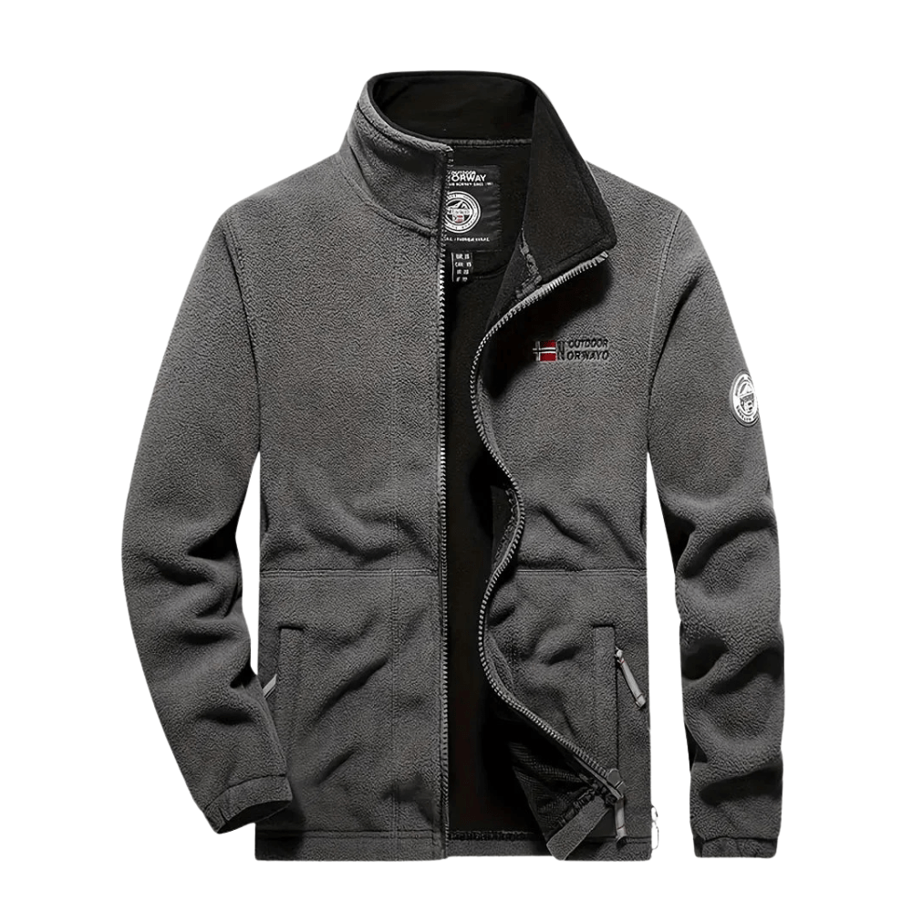 Thermal Breathable Fleece Jacket – Lightweight Mid-Layer for Outdoor Use