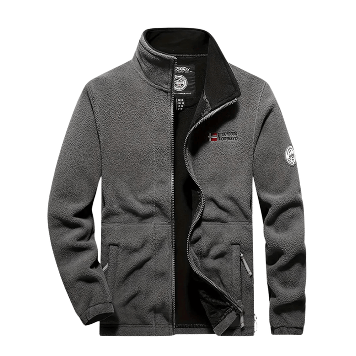 Thermal Breathable Fleece Jacket – Lightweight Mid-Layer for Outdoor Use