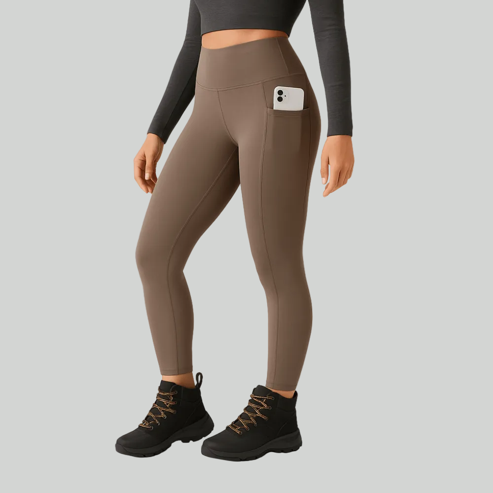 Women’s Stretch Hiking Leggings – High Waist for Outdoor Movement
