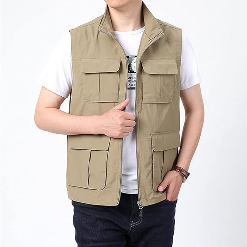 Lightweight Travel Vest – Multi-Pocket & Quick-Dry Design