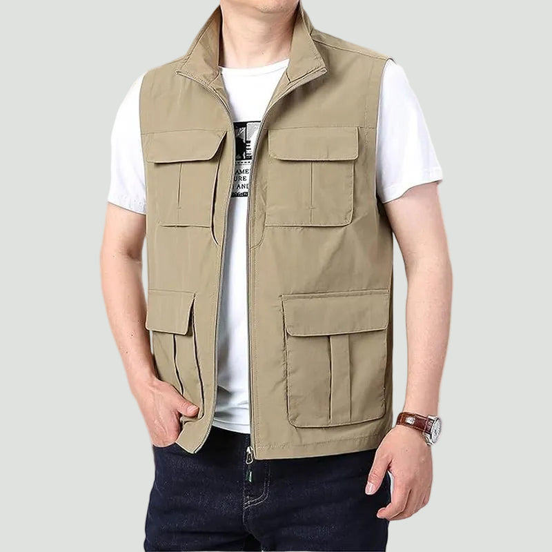 Lightweight Travel Vest – Multi-Pocket & Quick-Dry Design