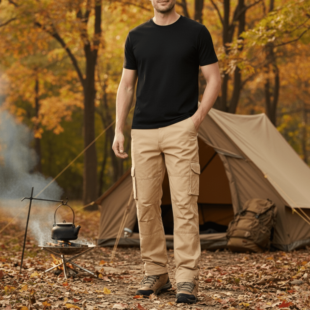 Breathable Hiking Trousers – Cargo Pocket Outdoor Design