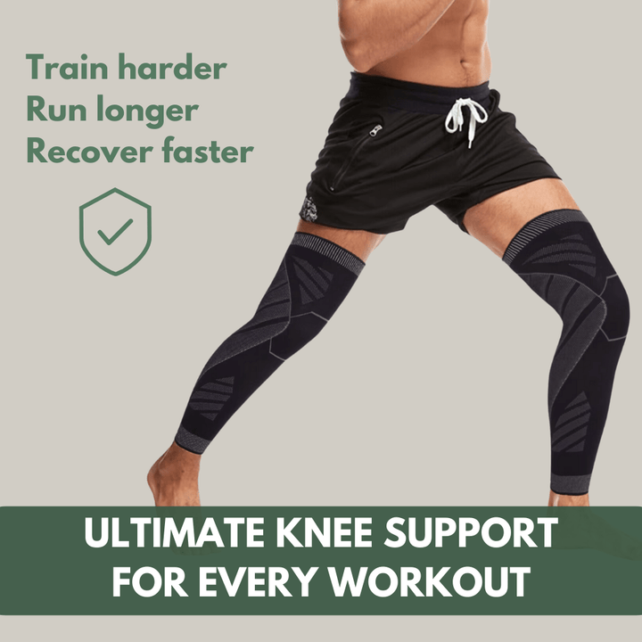 Full-Length Breathable Compression Knee Sleeve – Supportive Fit for Outdoor Activity