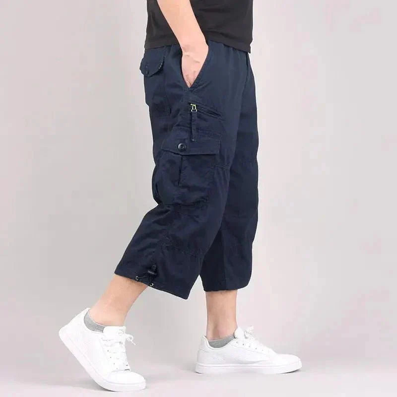 Lightweight Loose-Fit Cargo Shorts – Multi-Pocket Outdoor Wear