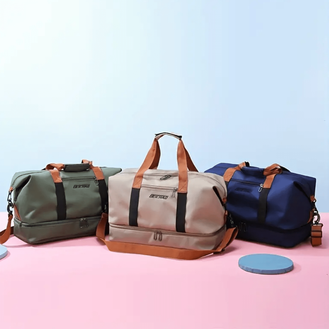 Sports Travel Bag – Water-Resistant Design with Separate Shoe Compartment