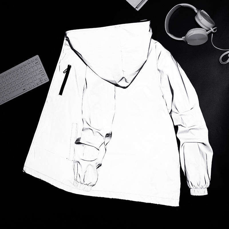 Water-Resistant Reflective Outdoor Jacket – Lightweight for Visibility & Movement
