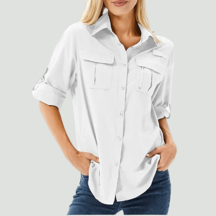 Women’s Lightweight Long Sleeve Hiking Shirt – Breathable for Outdoor Use