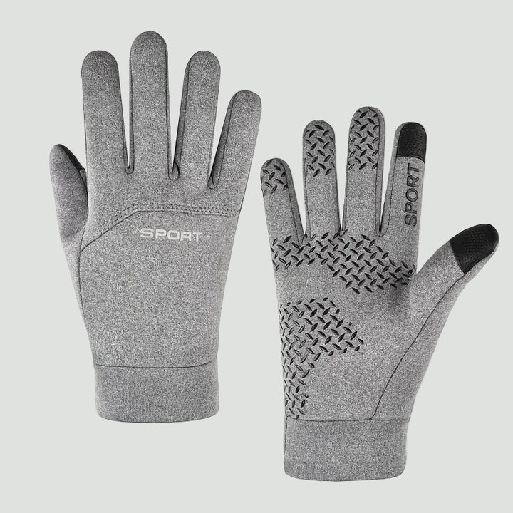 Water-Resistant Thermal Cycling Gloves with Touchscreen – Full Finger Design
