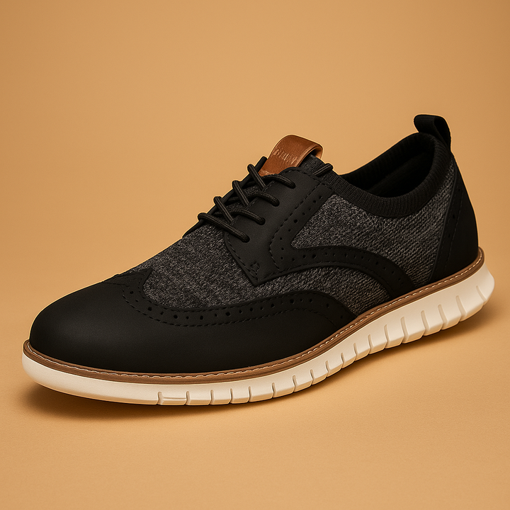 Men’s Breathable Brogue Dress Shoes – Classic Style with Modern Comfort
