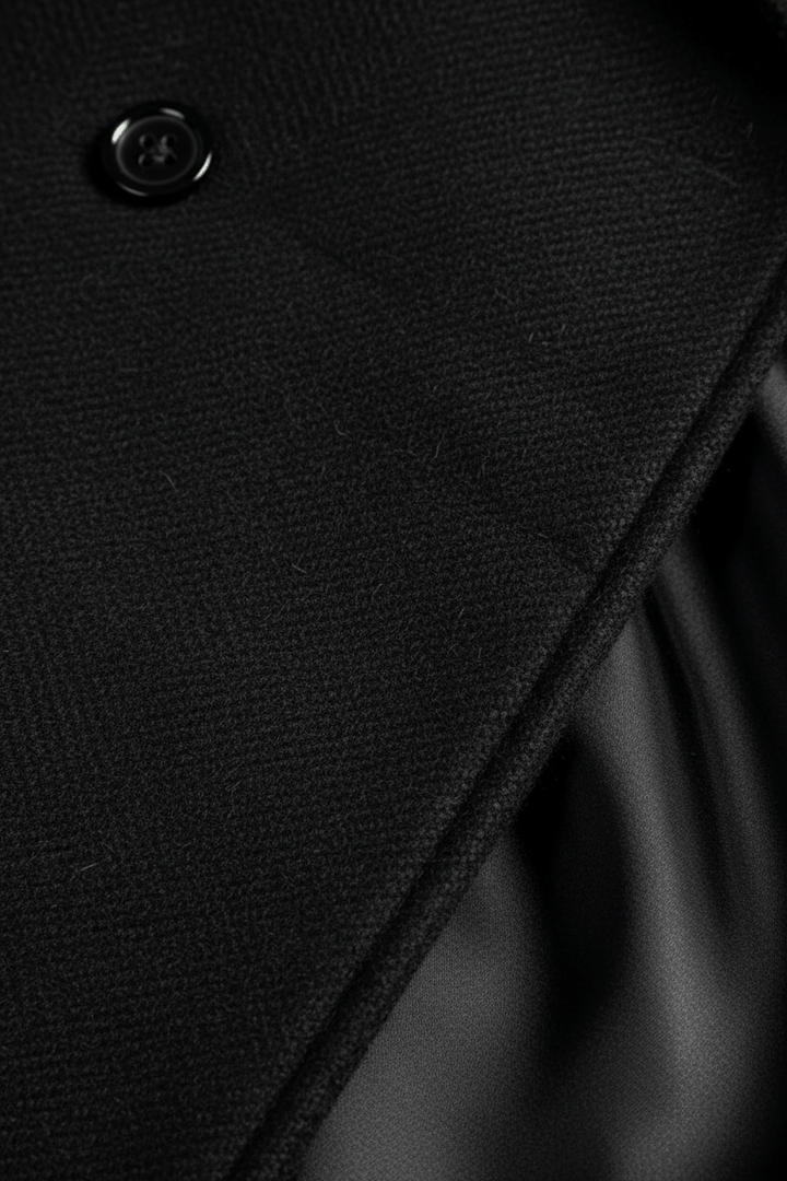Men’s Double-Breasted Formal Coat | Classic Style with Everyday Versatility