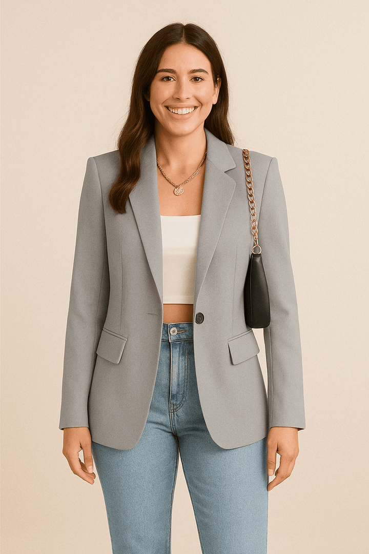 Women’s Fashion Blazer – Tailored Streetwear Chic Jacket