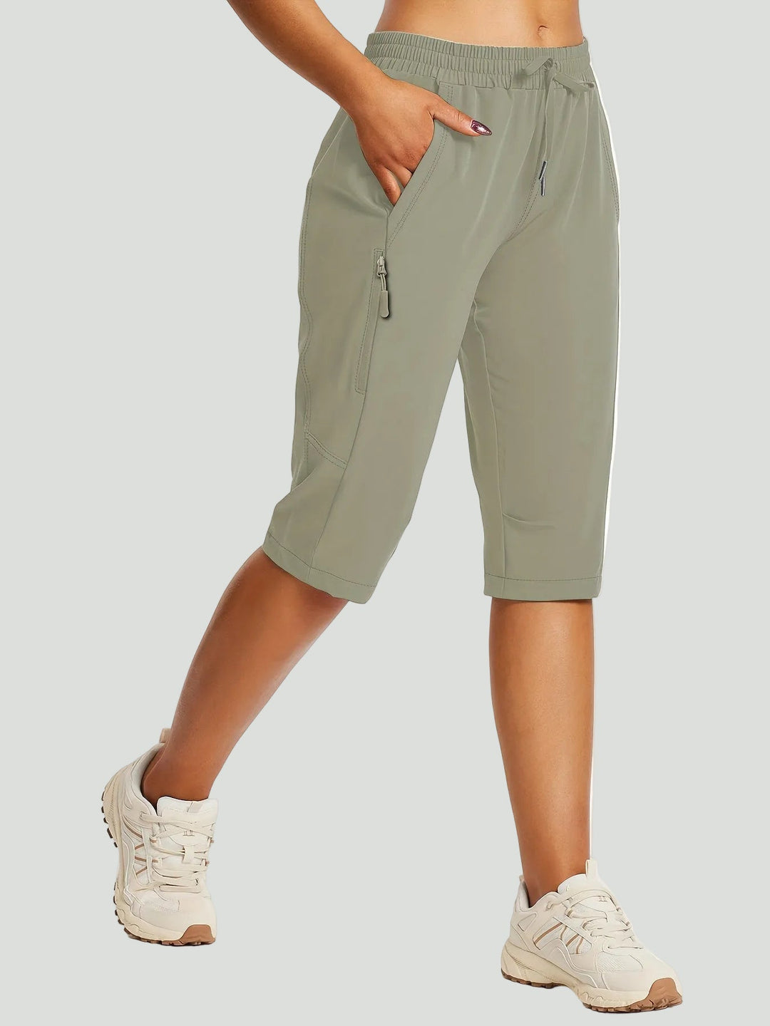 Men’s Lightweight Hiking Cargo Shorts – Quick-Dry with Elastic Waist