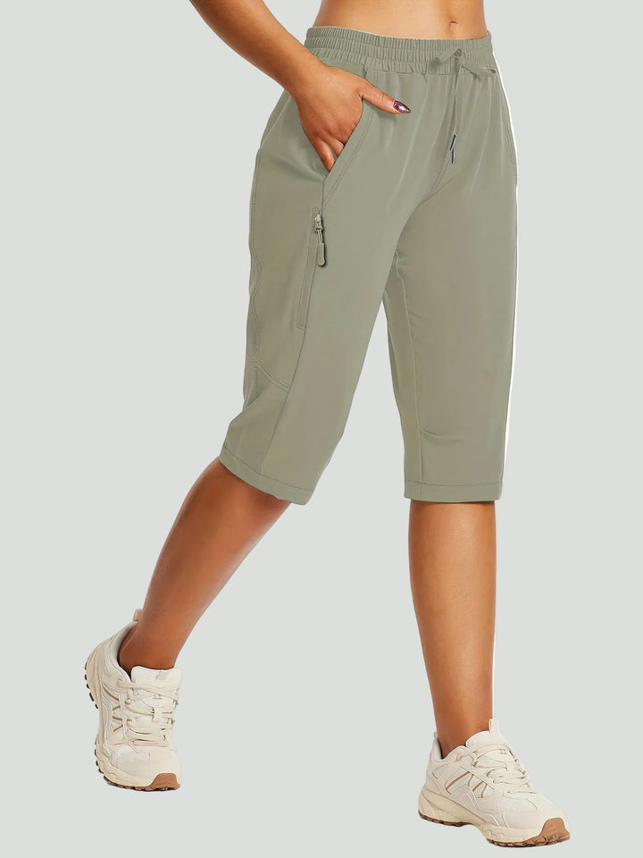 Men’s Lightweight Hiking Cargo Shorts – Quick-Dry with Elastic Waist