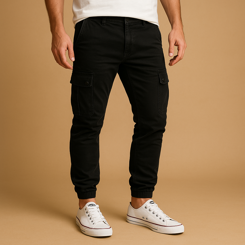 Men’s Cargo Pants with Multiple Pockets – Durable & Functional Design