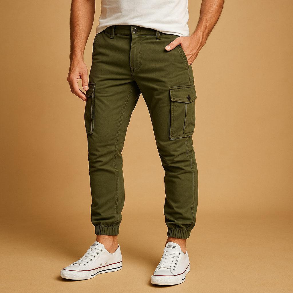 Men’s Cargo Pants with Multiple Pockets – Durable & Functional Design