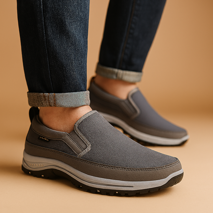 Men’s Slip-On Breathable Walking Shoes – Lightweight & Supportive Fit