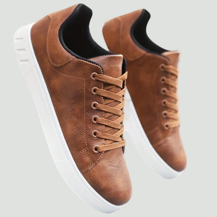 Men’s Business Casual Lace-Up Sneakers | Smart Style with Everyday Comfort