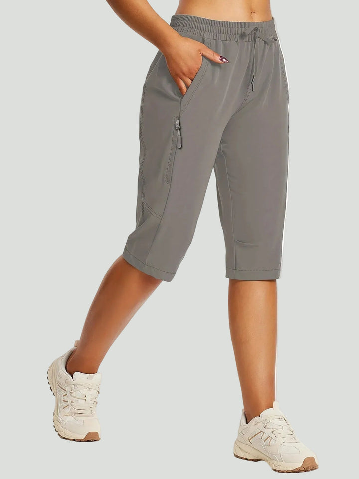 Men’s Lightweight Hiking Cargo Shorts – Quick-Dry with Elastic Waist