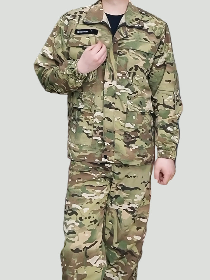 Men’s Lightweight Outdoor Workwear Set – Multi-Pocket Design for Field Use