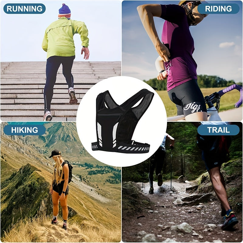 Lightweight Running Vest Backpack – Adjustable Hydration Pack for Outdoor Use