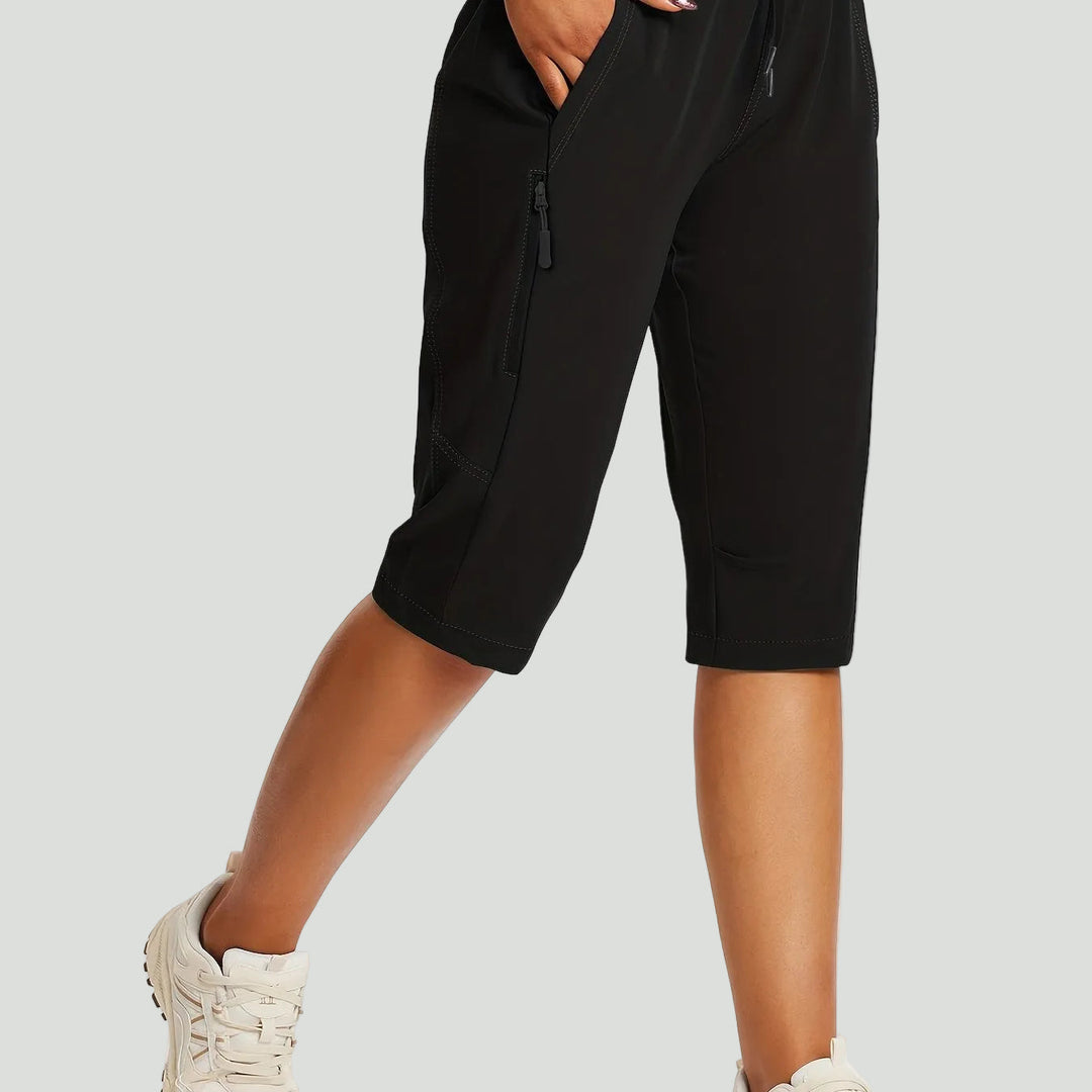 Men’s Lightweight Hiking Cargo Shorts – Quick-Dry with Elastic Waist
