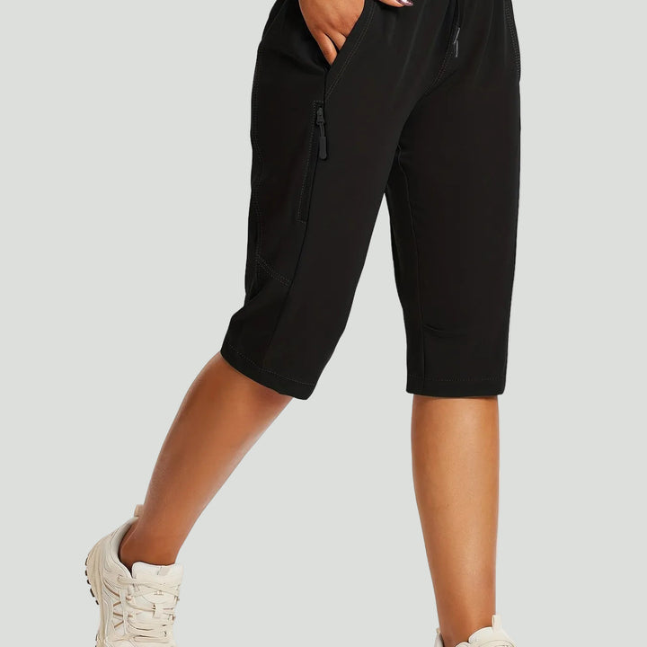 Men’s Lightweight Hiking Cargo Shorts – Quick-Dry with Elastic Waist