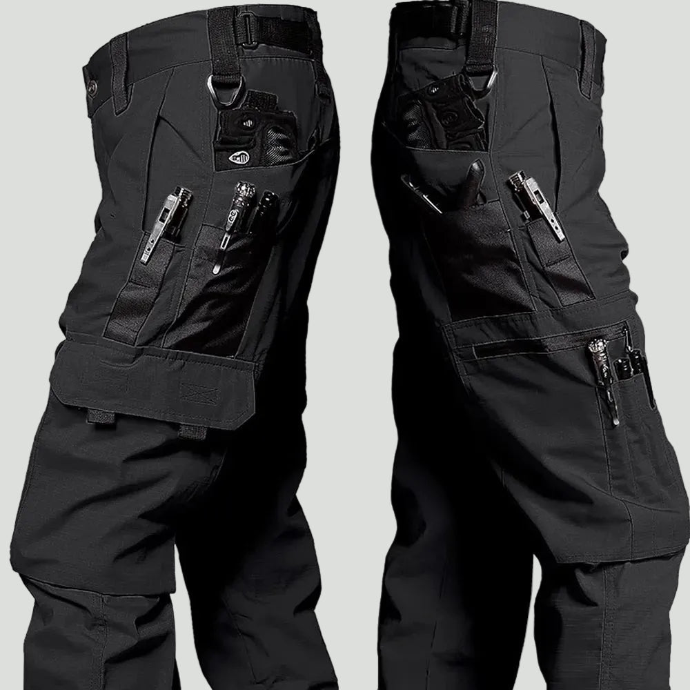 Men’s Tactical Outdoor Work Pants – Water-Resistant Cargo Design