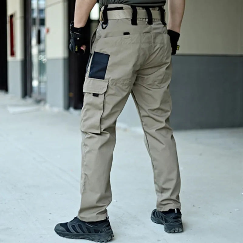 Men’s Tactical Outdoor Work Pants – Water-Resistant Cargo Design