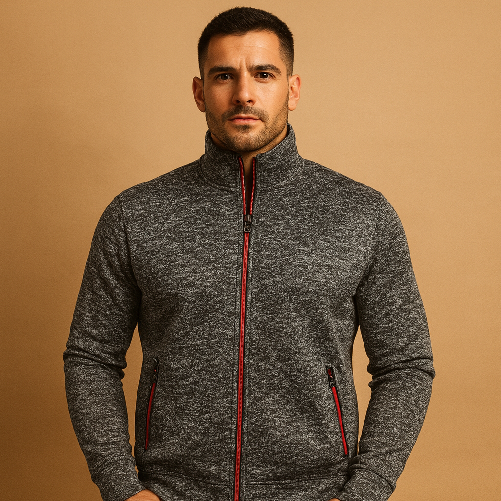 Men’s Zip Cardigan | Everyday Layer with Clean & Modern Styling