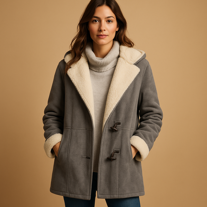 Women’s Long Cardigan with Hood – Soft & Warm
