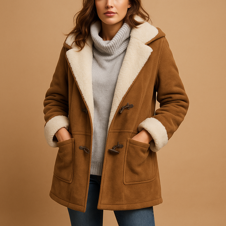 Women’s Long Cardigan with Hood – Soft & Warm