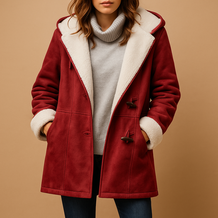 Women’s Long Cardigan with Hood – Soft & Warm
