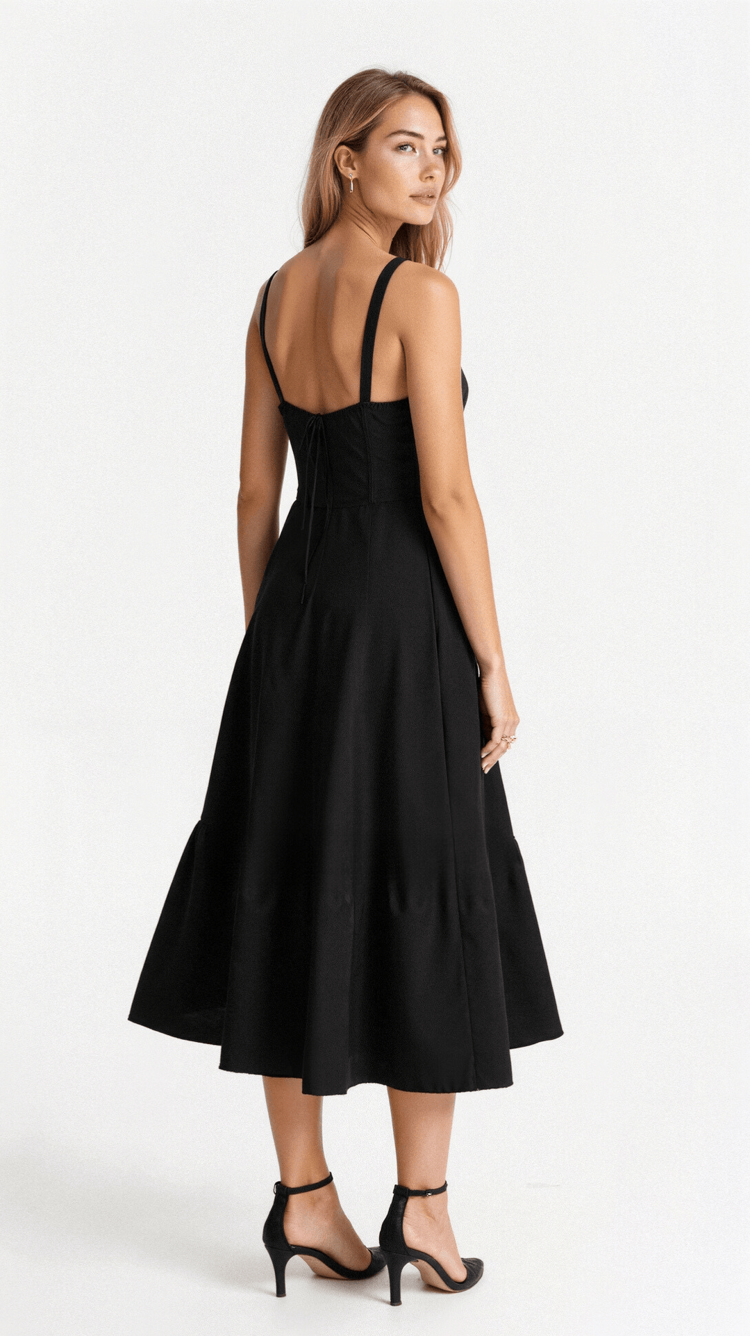 Corset Midi Summer Dress for Women | Elegant Silhouette