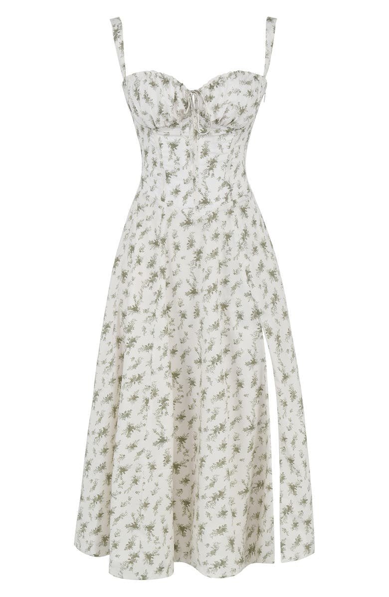Corset Midi Summer Dress for Women | Elegant Silhouette