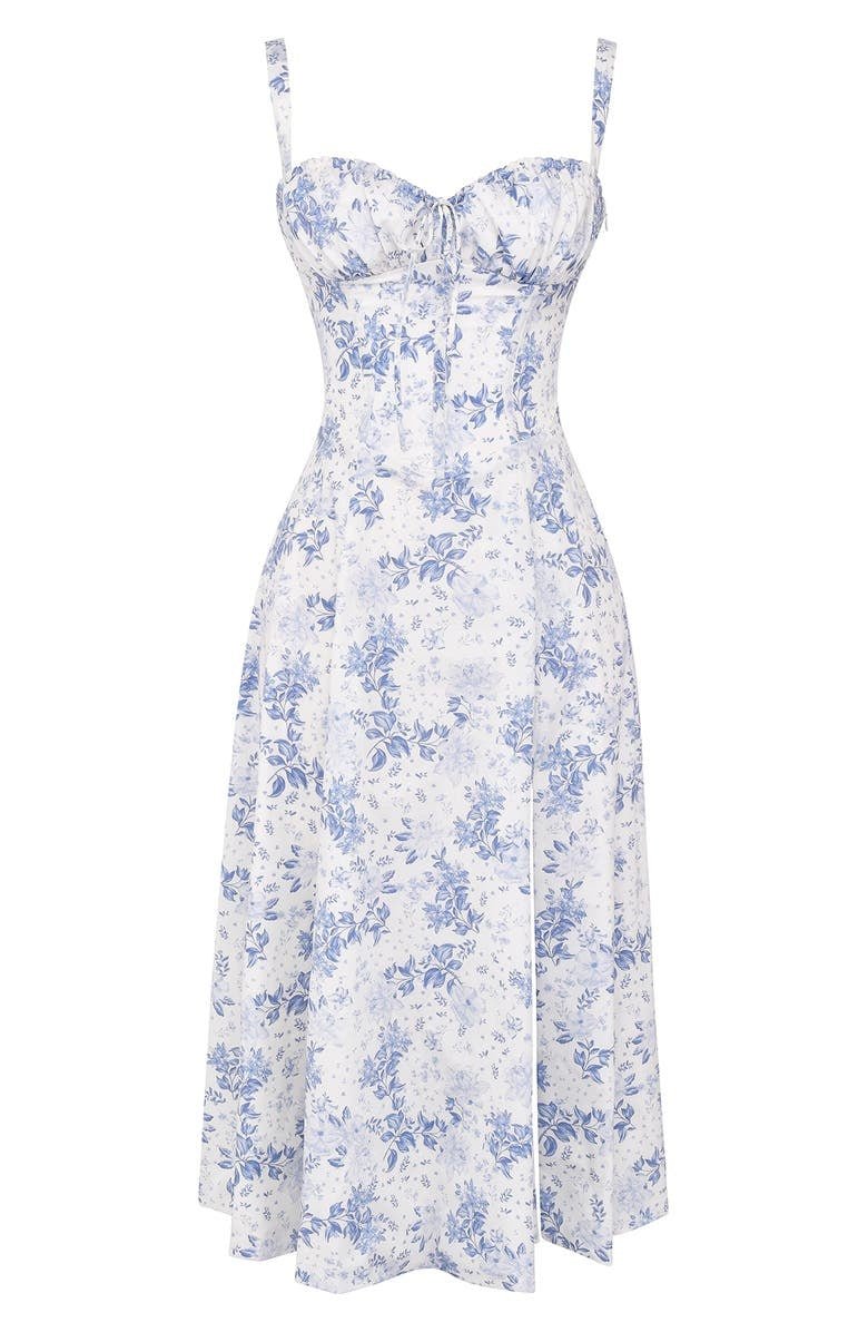 Corset Midi Summer Dress for Women | Elegant Silhouette