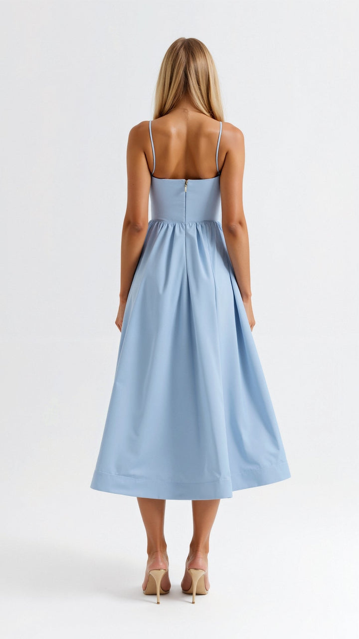 Flowy Midi Summer Dress for Women | Effortless Elegance