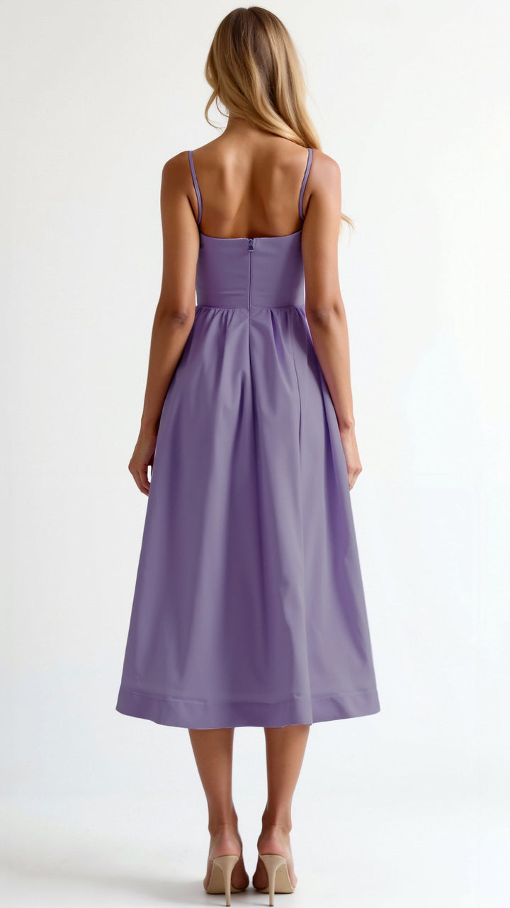 Flowy Midi Summer Dress for Women | Effortless Elegance