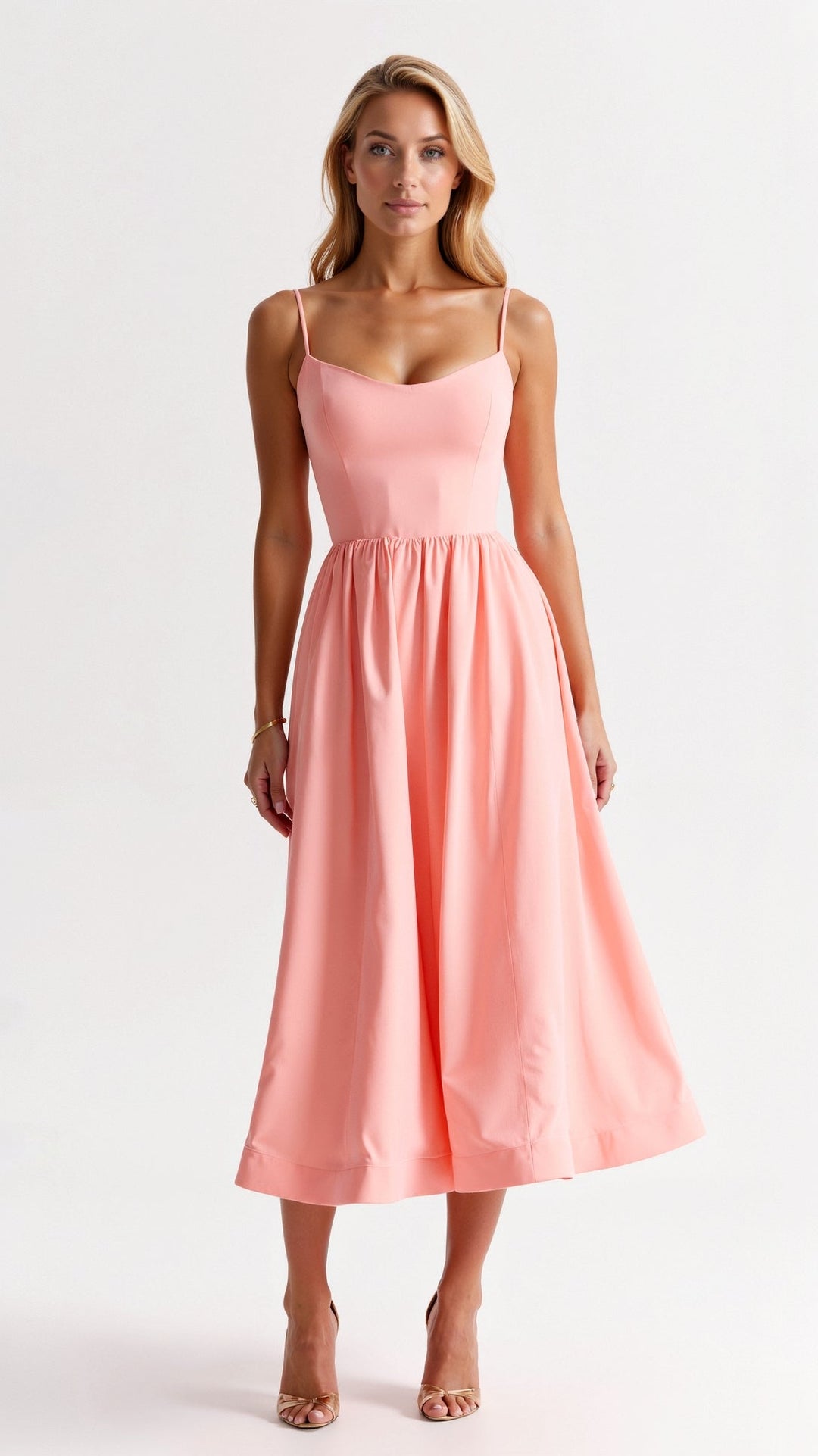 Flowy Midi Summer Dress for Women | Effortless Elegance