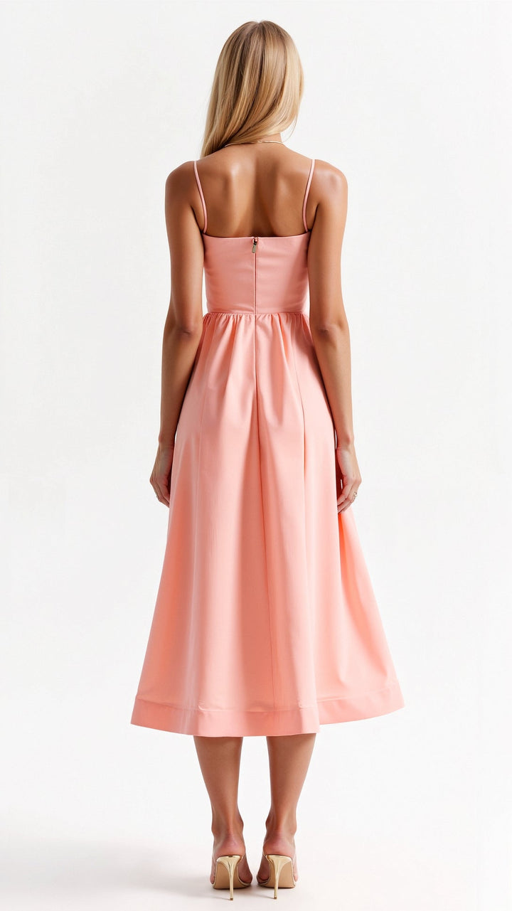Flowy Midi Summer Dress for Women | Effortless Elegance