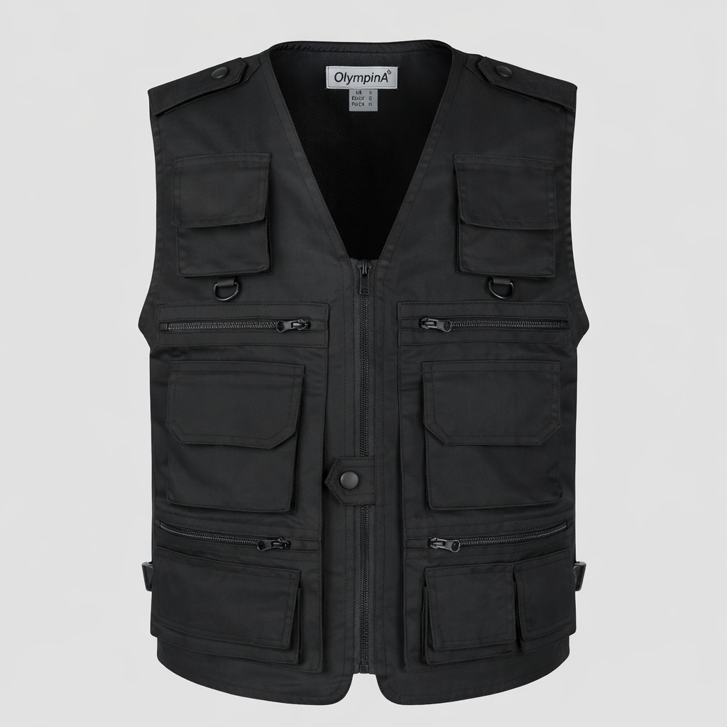 Men’s Camouflage Outdoor Vest – Multi Pocket Utility Design