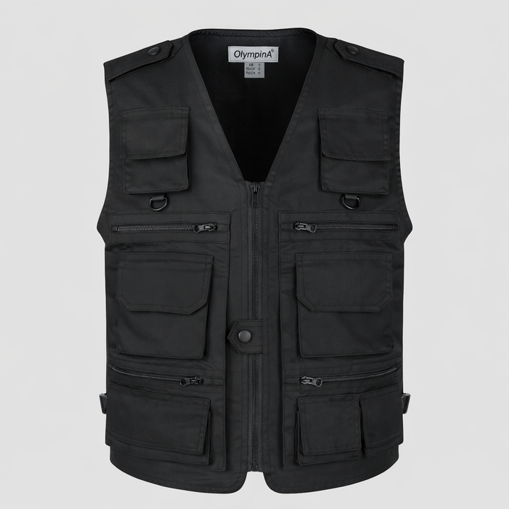 Men’s Camouflage Outdoor Vest – Multi Pocket Utility Design