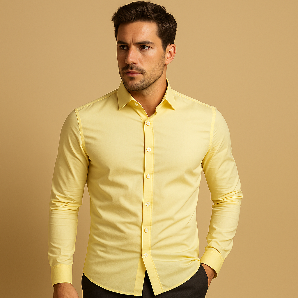 Men’s Slim Fit Shirt – Classic Casual Button-Up