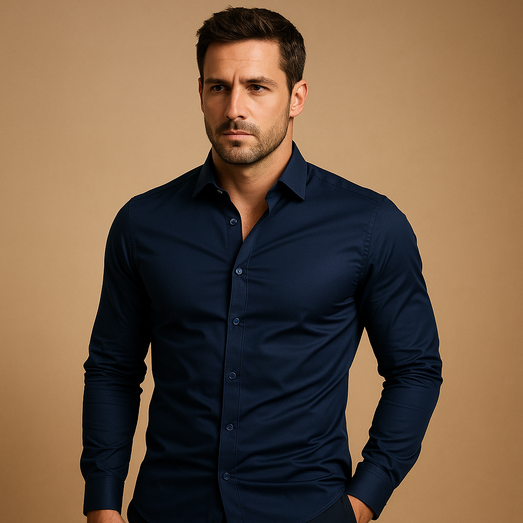 Men’s Slim Fit Shirt – Classic Casual Button-Up
