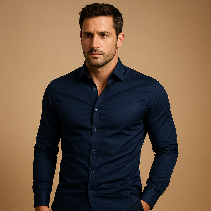 Men’s Slim Fit Shirt – Classic Casual Button-Up
