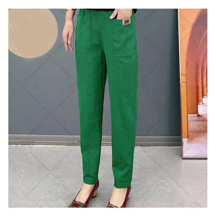 Women’s Cotton Trousers – Stretch Fit for Everyday Comfort
